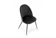 Krzesło z tkaniny velvet Check, stół i krzesła, krzesła do jadalni, krzesła w pepitkę