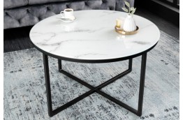 Okrągły stolik kawowy do salonu 80 cm Elegance