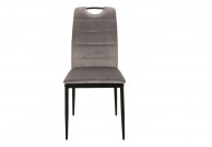 Krzesło nowoczesne Rip Velvet, krzesła do 200 zł rip velvet, krzesła do jadalni