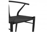 krzesło nowoczesne , krzesło metalowe , krzesło czarne , krzesło z metalu, krzesło z plecionką