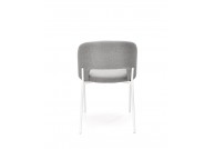 Krzesło tapicerowane Guliver / białe nogi, krzesła na białych nogach guliver, krzesła tapicerowane