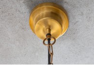 lampa wisząca złota 115 cm, lampy wiszące złote, żyrandol złoty 115 cm shiro