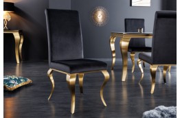 Krzesło na złotych nogach Modern Barok