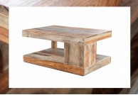 Stolik kawowy drewniany 90 cm Smoke, stolik kawowy do salonu 90 cm Smoke, drewniane stoliki kawowe