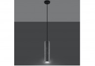 Pojedyncza lampa wisząca betonowa Luvo, lampa betonowa loft luvo, lampy do salonu