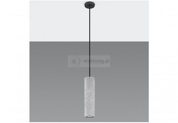 Pojedyncza lampa wisząca betonowa Luvo, lampa betonowa loft luvo, lampy do salonu