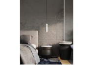 Pojedyncza lampa wisząca betonowa Luvo, lampa betonowa loft luvo, lampy do salonu