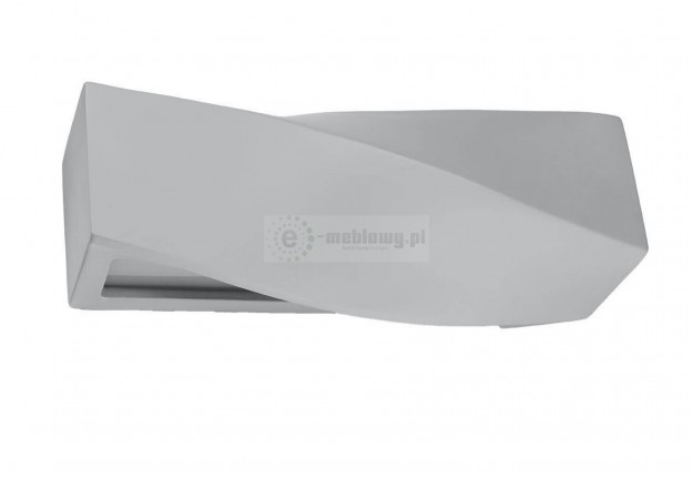 Kinkiet ceramiczny Sigma szary, lampy ścienne ceramiczne, lampy ścienne szare, kinkiet do salonu