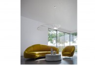 Designerska lampa wisząca Lehdet biała, lampy wiszące designerskie, lampy wiszące białe lehdet