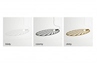Designerska lampa wisząca Lehdet biała, lampy wiszące designerskie, lampy wiszące białe lehdet