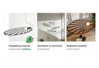 Designerska lampa wisząca Lehdet biała, lampy wiszące designerskie, lampy wiszące białe lehdet