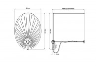 Designerska lampa wisząca Lehdet biała, lampy wiszące designerskie, lampy wiszące białe lehdet