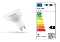 Żarówka LED GU-10 3000K Ciepła 7W 510lm, żarówki led gu10, żarówki ciepłe
