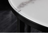 Okrągły stolik kawowy szklany 50 cm Elegance, stolik kawowy okrągły 50 cm, ława szklana okrągła, ława 50 cm