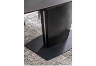 Stół rozkładany czarny 120-160 cm unimak, stół ceramiczny unimak, stoły do jadalni, stoły do salonu