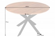 Stół okrągły drewniany o średnicy 130 cm Galaxia, stoły okrągłe drewniane, stół okrągły drewniany Galaxia
