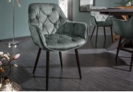 Krzesła tapicerowane Milano, krzesła do jadalni, krzesła z aksamitu, krzesła nowoczesne