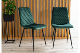 Krzesło z aksamitu irys velvet