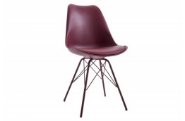 Krzesło bordowe Astrid, krzesło do toaletki, krzesła do stołu, stół i krzesła