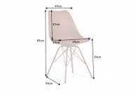 Krzesło karmelowe Astrid, krzesła do jadalni, stół i krzesła, krzesła astrid