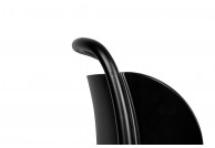 Krzesło z polipropylenu czarne Marie