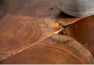 Stolik kawowy drewniany okrągły 70 cm Mosak, stoliczek kawowy okrągły 70 cm, stoliczek kawowy drewniany