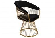 krzesło nowoczesne ,krzesło złote , krzesło velvet , krzesło fenny