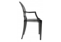 Krzesło nowoczesne lumi, krzesła transparentne louis, krzesła plastikowe