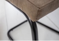 Krzesła tapicerowane mikrofibrą Modena