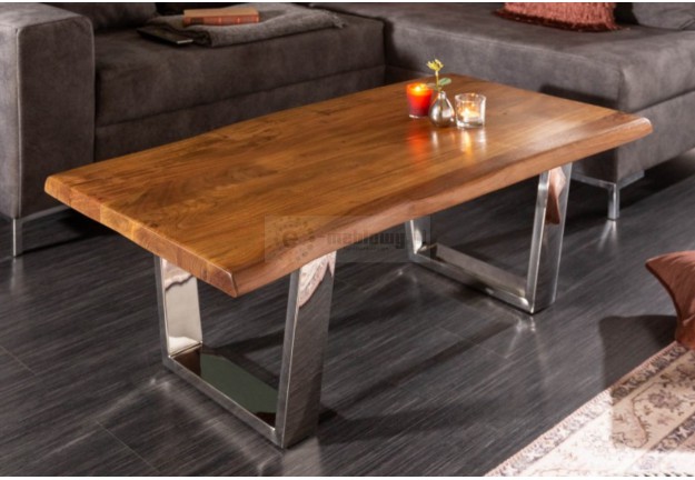  stolik kawowy drewniany ława do salonu drewniana ivy, ławy z drewna akacjowego