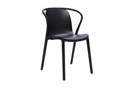 Krzesło czarne z polipropylenu Sparks