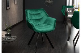 Krzesła zielone z aksamitu Legend