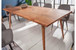 Drewniany stół do salonu Mystic Living - akacja