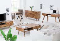 Drewniany stół do salonu Mystic Living - palisander