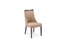 Krzesło tapicerowane z drewnianymi nogami Royal - 4 kolory
