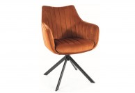Krzesło z funkcją obracania 180 azalia velvet, krzesła do jadalni azalia