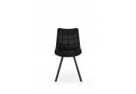 Krzesło nowoczesne z tkaniny velvet luca, beżowe krzesła luca