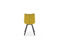 Krzesło nowoczesne z tkaniny velvet luca, beżowe krzesła luca