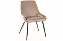 Gładkie krzesło nowoczesne Cobe Velvet
