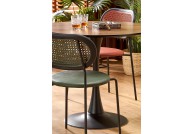 Stół okrągły na jednej nodze 90 cm Payton, stoły okrągłe 90 cm na jednej nodze payton, stół i krzesła
