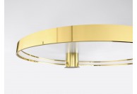 Plafon sufitowy okrągły złoty połysk LED 3000K - RIO 78, plafony sufitowe okrągłe złote, złote lampy rio 78