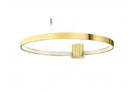 Plafon sufitowy okrągły złoty połysk LED 3000K - RIO 78, plafony sufitowe okrągłe złote, złote lampy rio 78