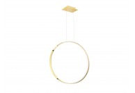 Lampa wisząca złoty połysk 78 cm  RIO LED 3000K, lampy wiszące złoty połysk okrągłe rio, lampy wiszące led