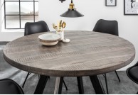 Okrągły stół z drewna mango sal 120cm