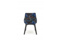 Krzesło tapicerowane w kwiaty, krzesła drewniane, krzesła do jadalni endo, krzesła nowoczesne
