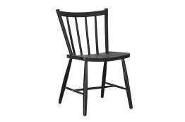 Czarne krzesło z tworzywa Gant