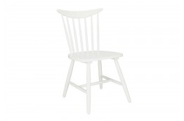 Białe krzesła drewniane Wandi