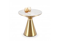 złoty stolik kawowy, stolik kawowy nowoczesny , stolik kawowy z marmurowym blatem , stolik tribeca , 