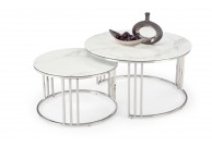 srebrny stolik kawowy, stolik kawowy nowoczesny , stolik kawowy z marmurowym blatem , stolik mercury