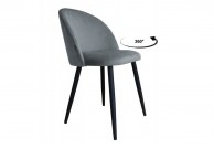 Krzesło nowoczesne colin, krzesła obrotowe 360 colin, krzesła z funkcją obracania